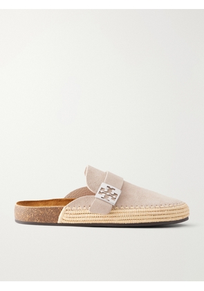 Tory Burch - Mellow Suede Mules - Brown - US5,US6,US6.5,US7,US7.5,US8,US8.5,US9,US9.5,US10,US10.5,US11
