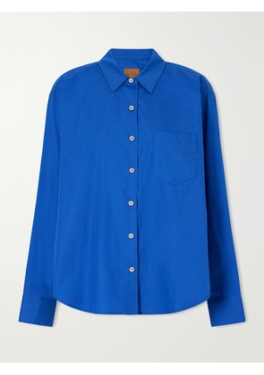 Jamie Haller - The Logo Weekend Cotton Shirt - Blue - x small,small,medium,large,x large