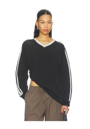 LIONESS All Stars Long Sleeve Top in Black. Size XXS. Also in XS, S, M, L, XL, XXL.