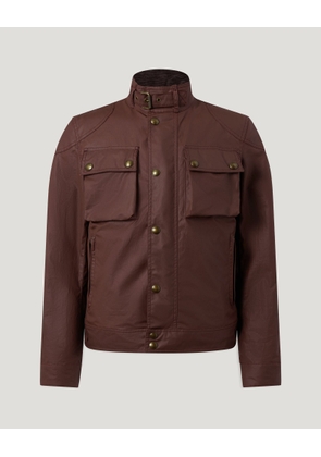 Belstaff Men's Racemaster Jacket Waxed Cotton Oxblood Size 36