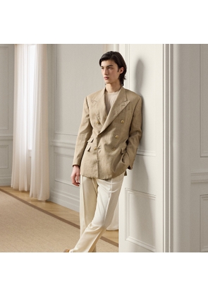 Hand-Tailored Silk Suit Trouser