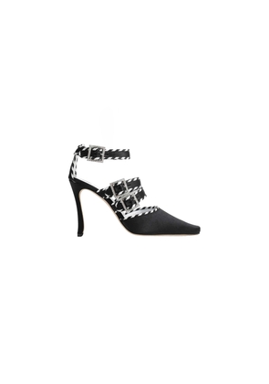 Sumba 105 Satin Ankle Strap Pumps