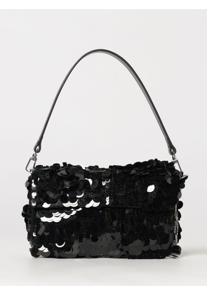 STAUD Timmy Rectangular Mini Shoulder Bag with Sequins and Removable Handle