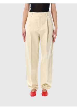 SOEUR High-Waisted Organic Cotton Palazzo Trousers with Darts