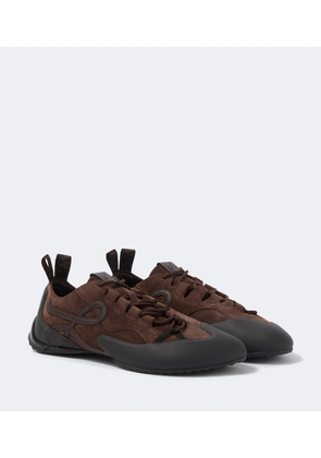 Loewe Grip Anagram suede sneakers