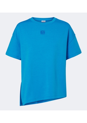Loewe Asymmetric cotton-blend T-shirt