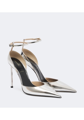Tom Ford Metallic leather pumps
