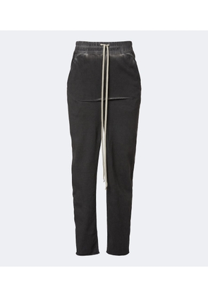 Rick Owens DRKSHDW Sliced Pillar cotton midi skirt