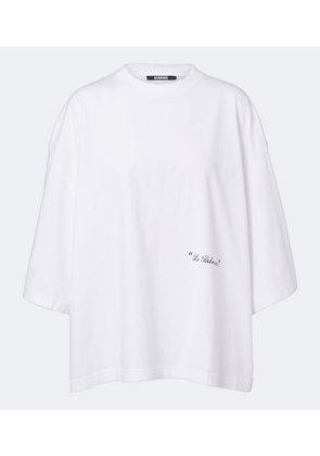 Jacquemus Le Palmier printed cotton jersey T-shirt