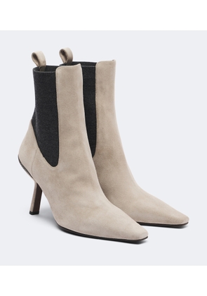 Brunello Cucinelli Monili suede Chelsea boots