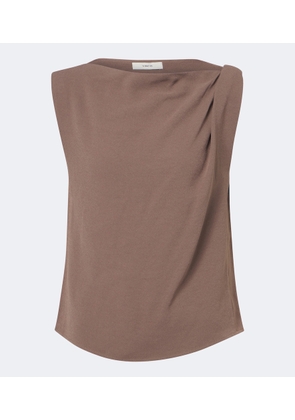 Vince Draped crepe top