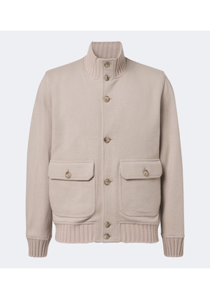 Fedeli Cashmere bomber jacket