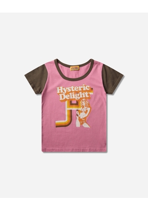 Women s Hysteric Delight Baby T-Shirt Pink
