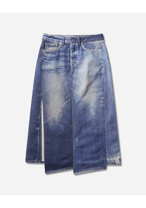Women s Craft Skirt Azure Print