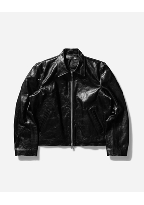 Men s Mini Leather Jacket Black
