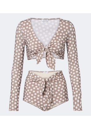 Alaia Polka-dot bikini