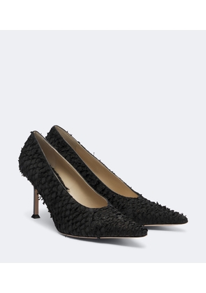 Christen Helix leather pumps