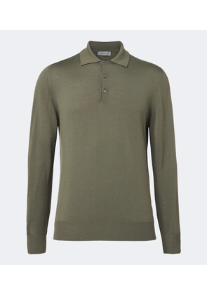 Canali Virgin wool polo sweater