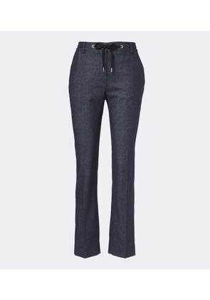 Eleventy Wool-blend tapered pants