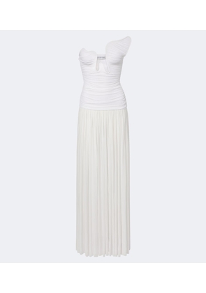 Christopher Esber Salacia ruched bustier gown