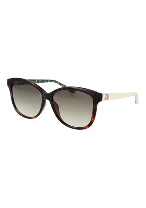 Guess Brown Plastic Sunglasses