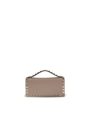 Valentino Garavani Beige Calf Leather Bos Taurus Wallet