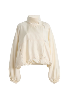 Róhe Silk Blouson Anorak Jacket - Moda Operandi