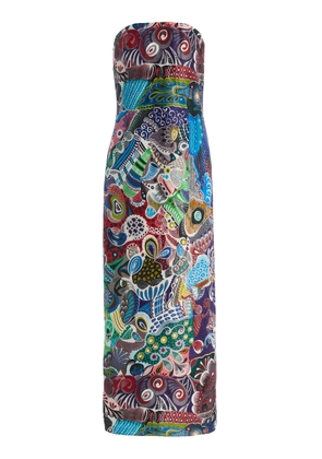 Heirlome Exclusive Arnulfo Vasquez Linen-Silk Maxi Dress - Moda Operandi
