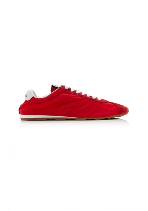 Miu Miu Nylon Suede Sneakers - Moda Operandi