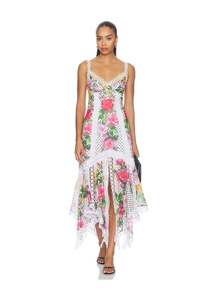 Charo Ruiz Ibiza Rosario Long Dress in White. Size XS. Also in S, M, L, XL.