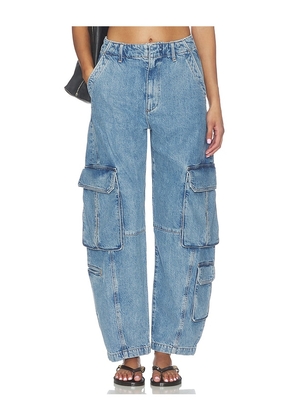AGOLDE Ambika Utility Jean in Blue. Size 23. Also in 24, 25, 26, 27, 28, 29, 30, 31, 34.