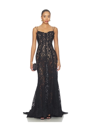 Cult Gaia Saylor Gown in Black. Size 0. Also in 2, 4, 6, 8, 10.