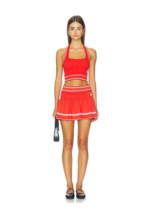Free People x FP Movement Advantage Set in Red. Size XS/S. Also in M/L, XL.