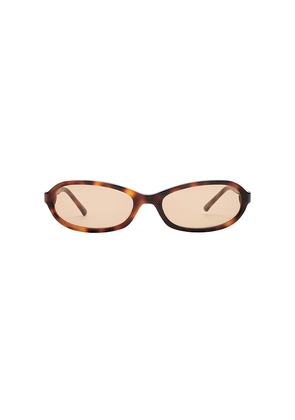 Luv Lou The Elcie Sunglasses in Brown.