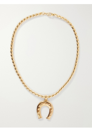 Martha Calvo - Wish Me Luck Gold-tone Necklace - One size