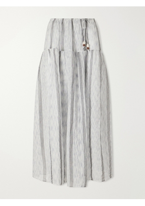 Ulla Johnson - Almia Striped Cotton Coverup - Blue - x small,small,medium,large,x large