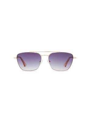 Le Specs Diametric Ii Sunglasses in Metallic Gold.