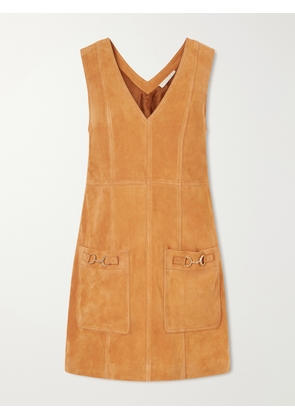 Ulla Johnson - Sloane Suede Mini Dress - Brown - US00,US0,US2,US4,US6,US8,US10