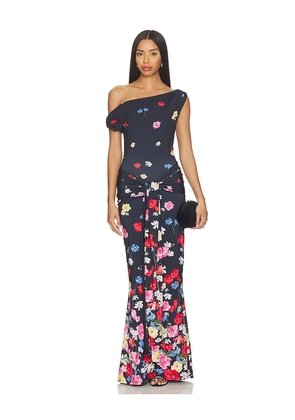 Show Me Your Mumu Winona Wrap Maxi Dress in Black. Size S. Also in XS, M, L, XL.