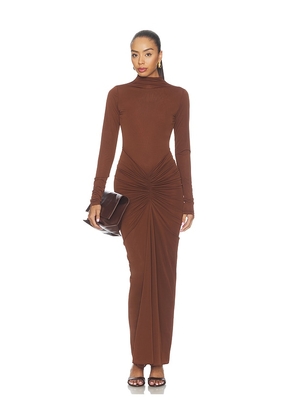 Ronny Kobo Scorpio Dress in Brown. Size XS. Also in S, M, L.
