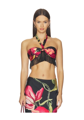 ROCOCO SAND Fringe Top in Black. Size S. Also in XXS, XS, M, XL, XXL.
