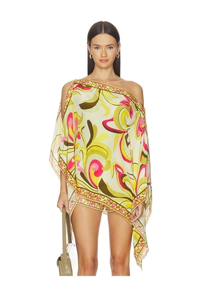 ROCOCO SAND Square Scarf Top in Multi. Size S. Also in XXS, XXL.