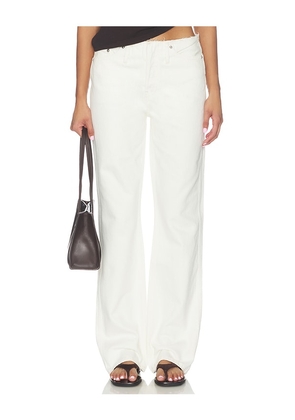 RE/DONE Roxy Loose Wide Leg Jeans in Cream. Size 24. Also in 25, 26, 27, 28, 29, 30, 31, 32.