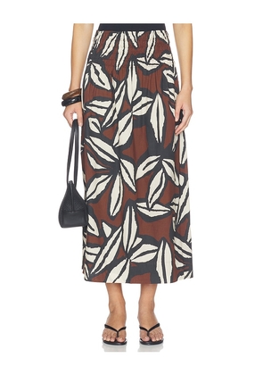 Rails Alessa Skirt in Brown. Size XS. Also in S, M, L, XL.