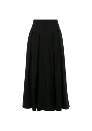 Temperley London Elodie pleated midi skirt - Black