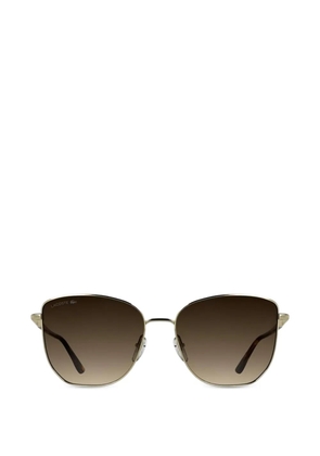 Lacoste geometric-frame sunglasses - Gold