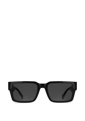Lacoste logo-plaque square-frame sunglasses - Black