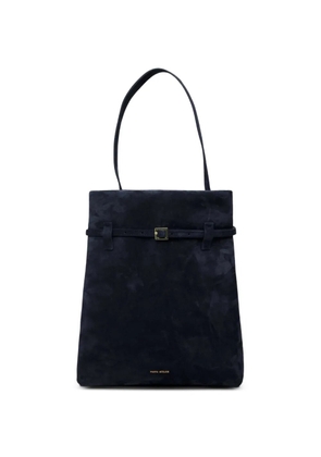 Manu Atelier Tote Du Jour suede tote bag - Blue