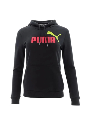 PUMA Essentials logo-print hoodie - Black
