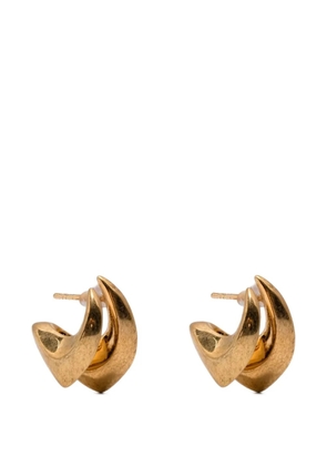 Panconesi sculptural hoop earrings - Gold